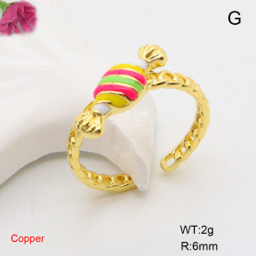 F6R300408baka-L017  Fashion Copper Ring