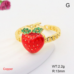 F6R300414baka-L017  Fashion Copper Ring