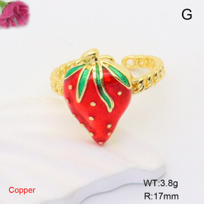 F6R300416baka-L017  Fashion Copper Ring