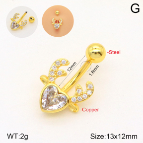 2PU500578vbmb-J147  Body Jewelry