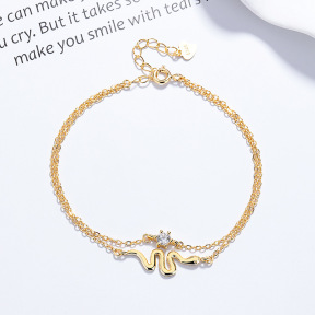 JB7778ajam-Y06  925 Silver Bracelet  WT:2.07g  165+30mm
P:24.2mm  D-15-01