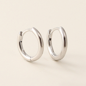 JE7627vhko-Y05  925 Silver Earrings  WT:0.77-2.53g  inner:7mm  YHE0244