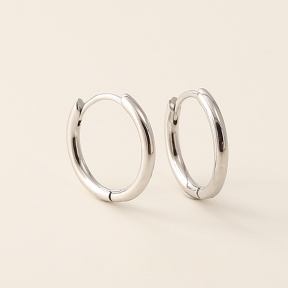 JE7633vhpo-Y05  925 Silver Earrings  WT:0.77-2.53g  inner:10mm  YHE0244