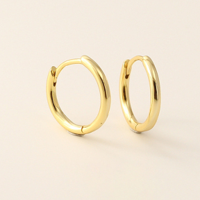 JE7634vhpo-Y05  925 Silver Earrings  WT:0.77-2.53g  inner:10mm  YHE0244