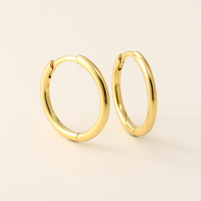 JE7638aipk-Y05  925 Silver Earrings  WT:0.77-2.53g  inner:14mm  YHE0244