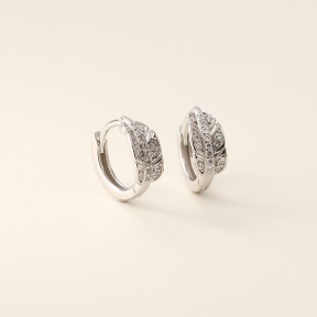 JE7641aiio-Y05  925 Silver Earrings  WT:1.35g  10.2mm  YHE0694