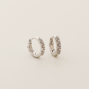 JE7647ailo-Y05  925 Silver Earrings  WT:1.56g  11.6mm  YHE0701