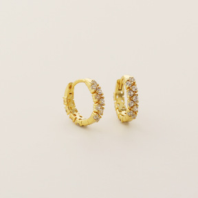 JE7648ailo-Y05  925 Silver Earrings  WT:1.56g  11.6mm  YHE0701