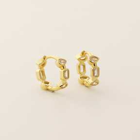 JE7650ajho-Y05  925 Silver Earrings  WT:2.17g  12.4mm  YHE0700