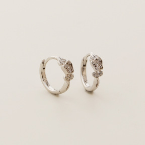 JE7651biho-Y05  925 Silver Earrings  WT:1.3g  11mm  YHE0702