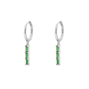 JE7677aiio-Y05  925 Silver Earrings  WT:1.36g  24.5mm  ZH007