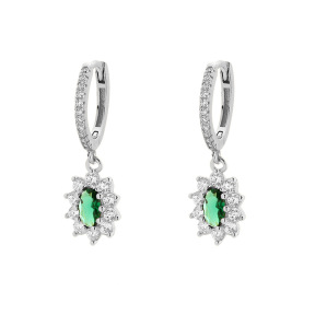 JE7695aipo-Y05  925 Silver Earrings  WT:1.88g  23mm  ZH008