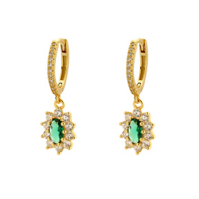 JE7696aipo-Y05  925 Silver Earrings  WT:1.88g  23mm  ZH008