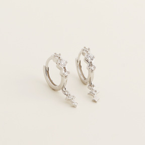 JE7711ainm-Y05  925 Silver Earrings  WT:1.67g  19.2mm  YHE0712