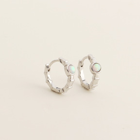 JE7713aino-Y05  925 Silver Earrings  WT:1.57g  11.8mm  YHE0713