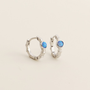 JE7715aino-Y05  925 Silver Earrings  WT:1.57g  11.8mm  YHE0713