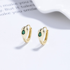 JE7740biho-Y06  925 Silver Earrings  WT:1.65g  11.8mm  A-86-14