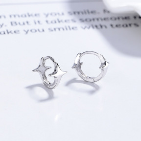 JE7759vhnm-Y06  925 Silver Earrings  WT:1.08g  10.4mm  A-88-01