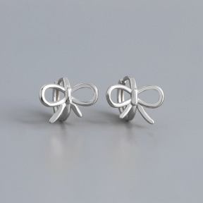 JE7783aioo-Y10  925 Silver Earrings  WT:2.2g  11.5*15.4mm  EH1614