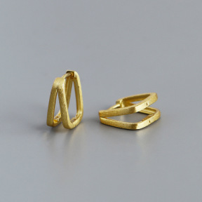 JE7785ajio-Y10  925 Silver Earrings  WT:2.25g  12.6*11.8mm  EH1616
