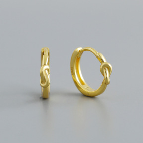 JE7797aijm-Y10  925 Silver Earrings  WT:1.7g  12.7*13.3mm  EH1626