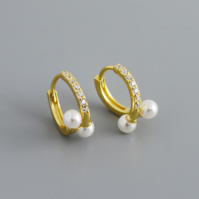 JE7799ajkm-Y10  925 Silver Earrings  WT:2.47g  15*14mm  EH1625
