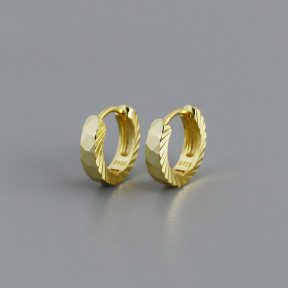 JE7801ajka-Y10  925 Silver Earrings  WT:2.3g  11.7*12.6mm  EH1623