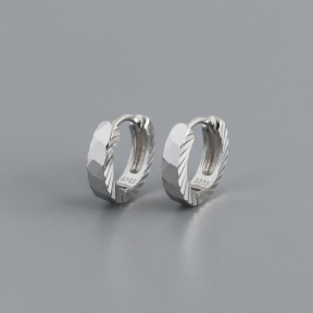 JE7802ajka-Y10  925 Silver Earrings  WT:2.3g  11.7*12.6mm  EH1623