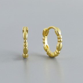 JE7811bijl-Y10  925 Silver Earrings  WT:1.64g  12.9*13.7mm  EH1628