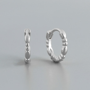 JE7812bijl-Y10  925 Silver Earrings  WT:1.64g  12.9*13.7mm  EH1628