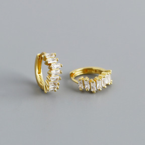 JE7815ajim-Y10  925 Silver Earrings  WT:2.1g  12.3*13mm  EH1632