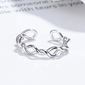 JR7771ainl-Y06  925 Silver Ring  WT:2.17g  Inner:17.4mm  B-05-5