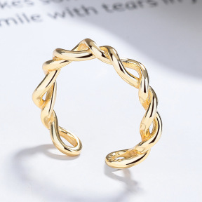 JR7772ainl-Y06  925 Silver Ring  WT:2.17g  Inner:17.4mm  B-05-5