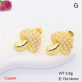 F6E301911vbmb-L017  Fashion Copper Earrings