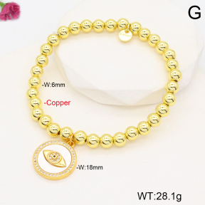 F2B300982vhkb-J128  Fashion Copper Bracelet
