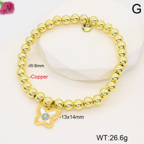 F2B300988vhkb-J128  Fashion Copper Bracelet