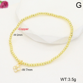 F2B300989bbml-J128  Fashion Copper Bracelet