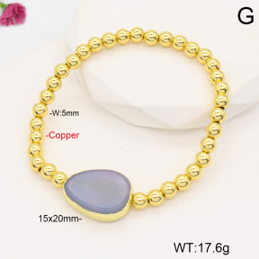 F2B402146vhkb-J128  Fashion Copper Bracelet
