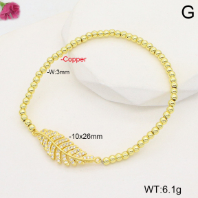 F2B402219bhva-J128  Fashion Copper Bracelet