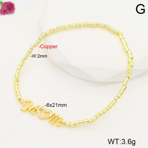 F2B402247bhva-J128  Fashion Copper Bracelet