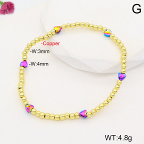 F2B402249vbll-J128  Fashion Copper Bracelet