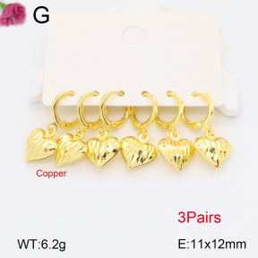 F2E201818aakl-J81  Fashion Copper Earrings
