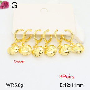 F2E201825aakl-J81  Fashion Copper Earrings