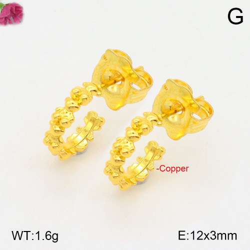 TE2000423ahjb-J82  Fashion Copper Bear Earrings