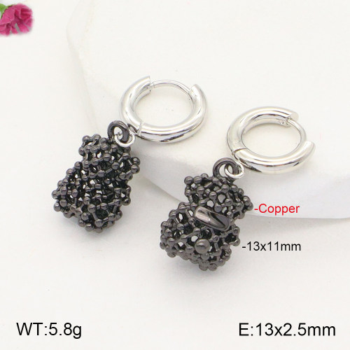 TE2000485aivb-J82  Fashion Copper Bear Earrings