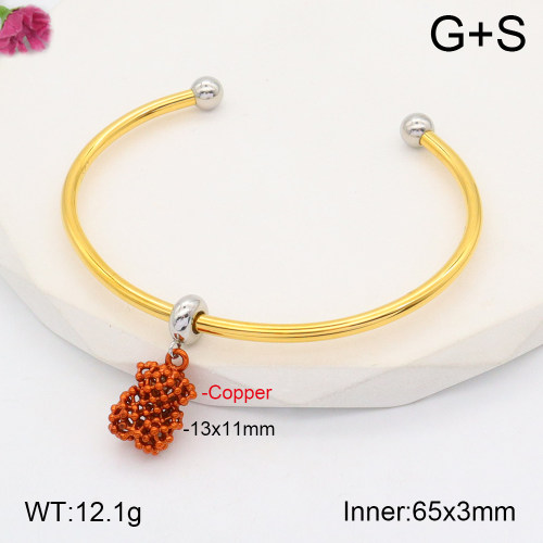 TZ2000442ahpv-J82  Fashion Copper Bear Bangles