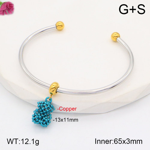 TZ2000450vhnv-J82  Fashion Copper Bear Bangles