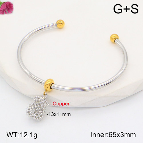 TZ2000452vhnv-J82  Fashion Copper Bear Bangles