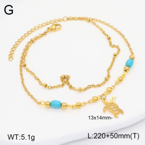 2A9001477vbmb-350  Stainless Steel Anklets