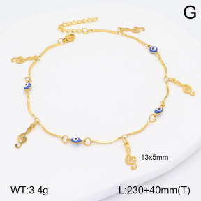 2A9001492vbnb-350  Stainless Steel Anklets